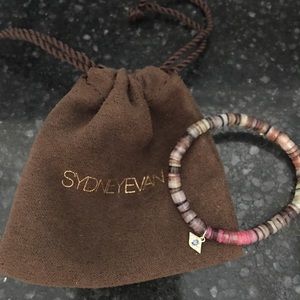 Sydney Evan evil eye beaded bracelet